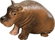 BALULU nijlpaardjong-figuur