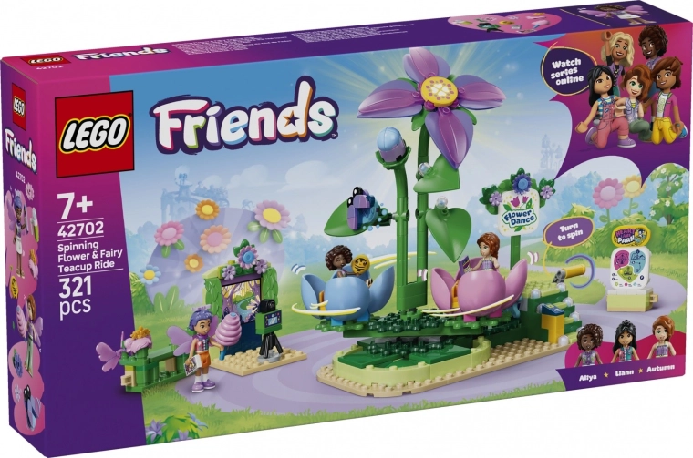 LEGO Friends bloemenfeeën-draaimolen met kopjes