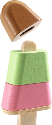 Verwisselbare onderdelen van de ijslolly’s