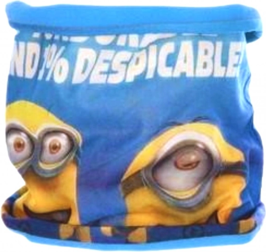 Minions-nekwarmer met cadeau-masker - 1 stuk