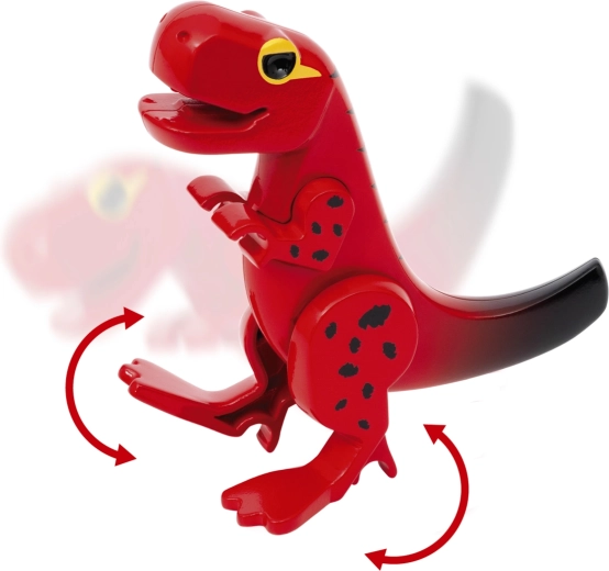 8 dinosaurusfiguren met bewegende onderdelen
