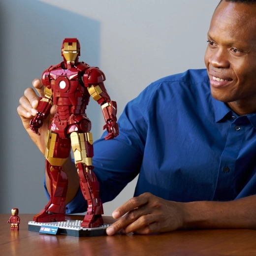 Inclusief minifiguur van Iron Man