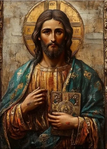 Norimpex Schilderen op nummer icoon van Jezus in de orthodoxe kerk 40 × 50 cm