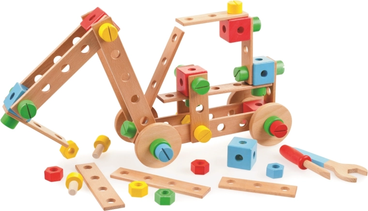 Tidlo houten constructieset om in elkaar te zetten voor kinderen