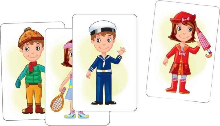 Figuren aankleden naar eigen fantasie