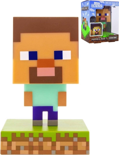 Tafellampje Minecraft Steve