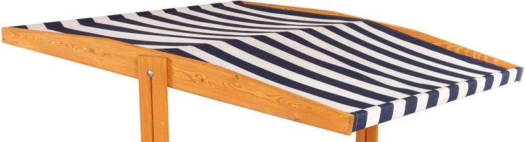 Duurzame constructie van geïmpregneerd hout