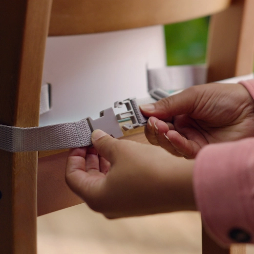 Stabiele bevestiging op de meeste stoelen