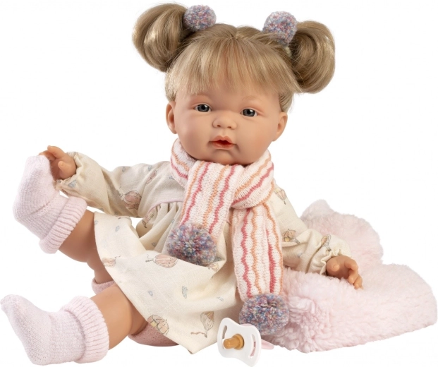 Huilt na het trekken aan het touwtje