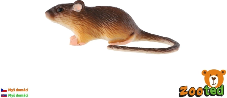 Figuur van een huismuis 7 cm