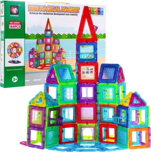 Magneetblokjes MEGA Set 184 stuks