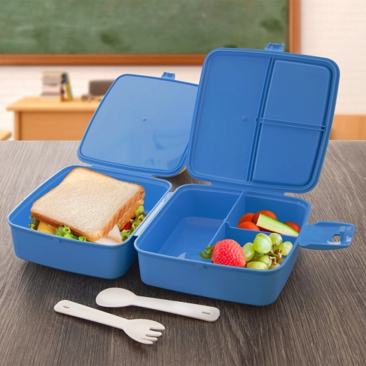 Verdeelde ruimte voor een overzichtelijke lunch