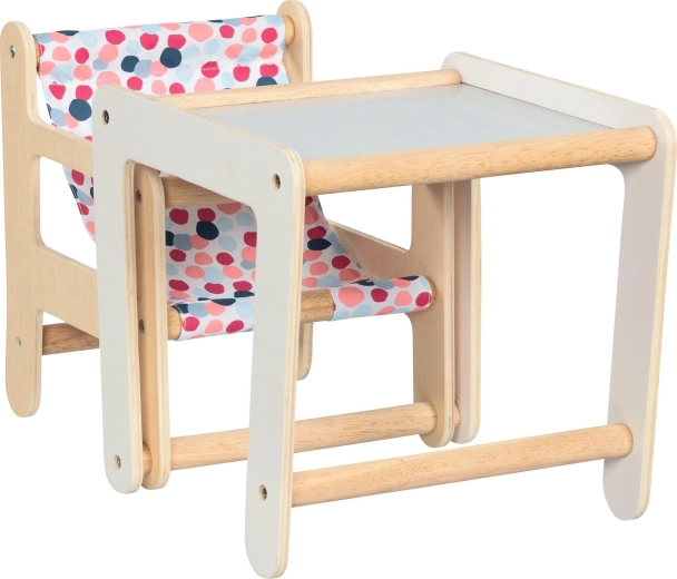 2-in-1: stoel én zitten aan tafel