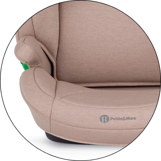 Groeit mee met het kind: 9 standen hoofdsteun en comfortabele bekleding