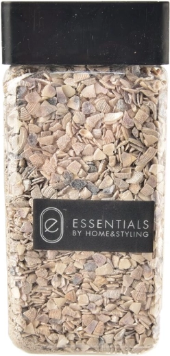 Decoratieve schelpen in grijs-beige mix 550 g