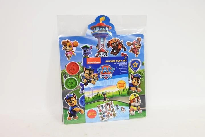 PAW Patrol – bolle herbruikbare stickers met scène
