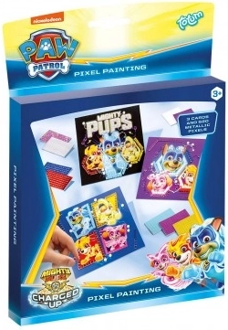Kleurrijke mozaïek Paw Patrol in doosje