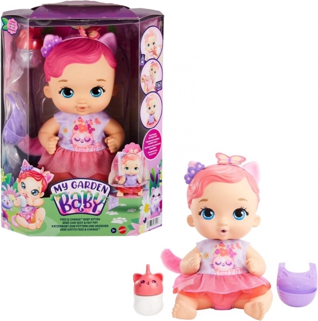 Schattige pop My Garden Baby Kitten met accessoires