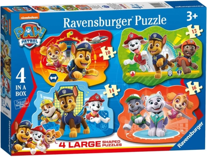 Ravensburger puzzel Paw Patrol 4-in-1 (10–16 stukjes)