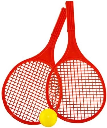 Middelgrote strandrackets met set