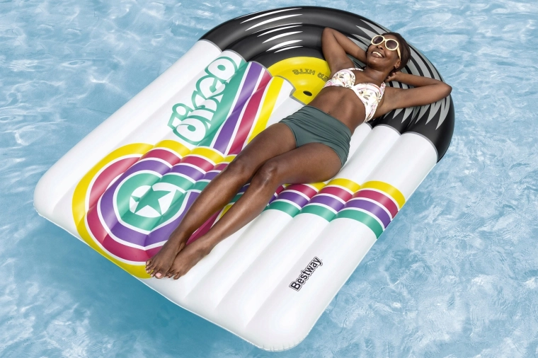 Retro vinylplaat-design dat in het oog springt