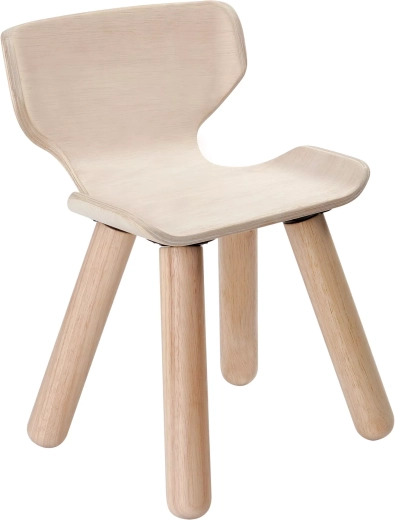 PlanToys kinderstoel van rubberhout