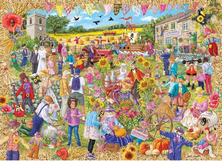 Puzzelfestival vogelschrik 1000 stukjes