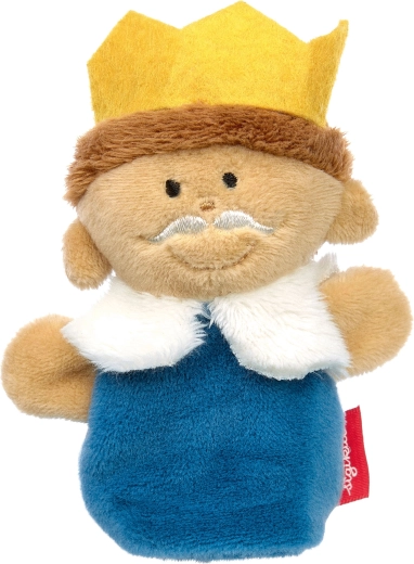 Sigikid pluchen vingerpop/vingerhandpop Koning