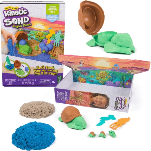 Kinetic Sand Project Planet Zeeschildpadden