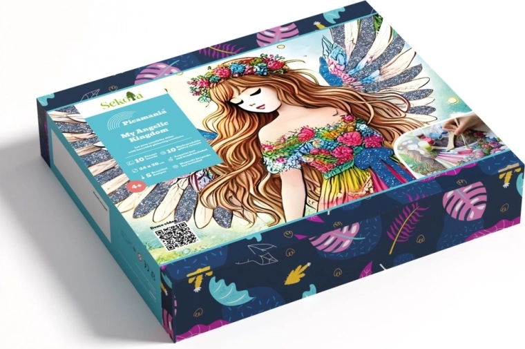 Sekoia Picamania engelelfjes – creatieve set met glitters