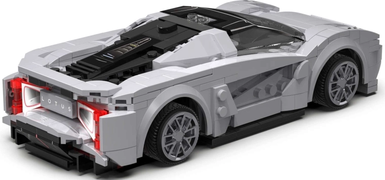 Gedetailleerd design van de legendarische LOTUS Evija