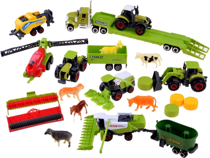 Complete uitrusting voor boerderijspel