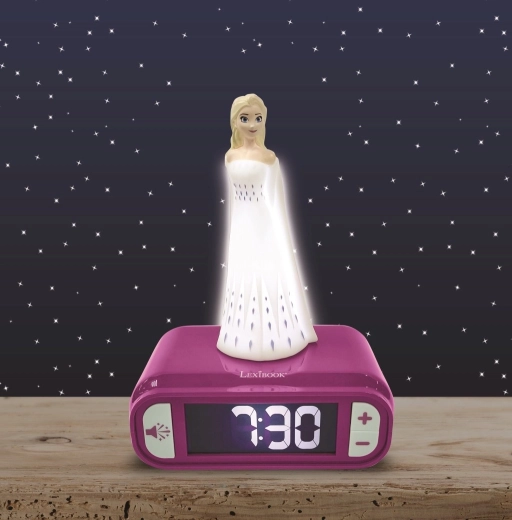 Stralend 3D-nachtlampje Elsa