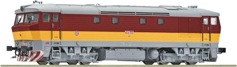 Roco diesellocomotief ČSD T 478 2079 ‘Bardotka’ H0, digitaal met geluid
