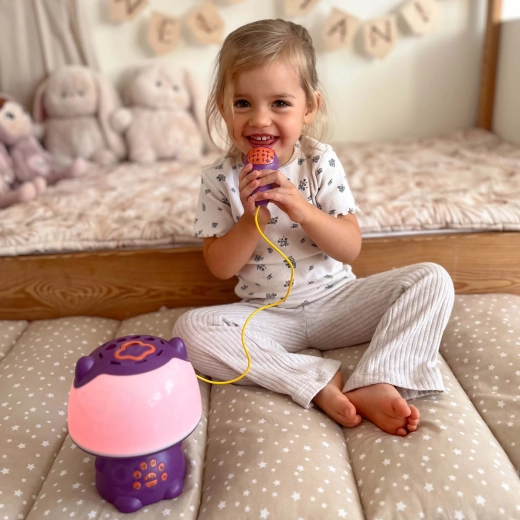 Karaokeplezier met draadloze microfoon