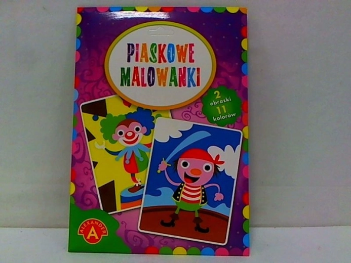 Zandschilderen – clown en piraat