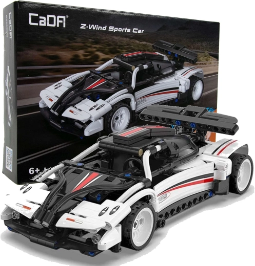 CaDA Z-Wind sportieve raceauto met pull-back-aandrijving