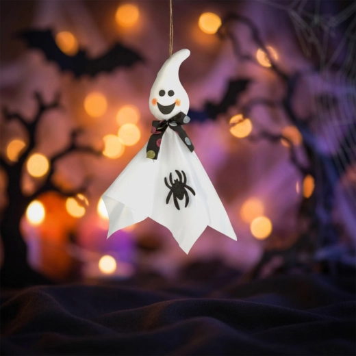Hangende Halloween-decoratie spook 48 × 44 cm