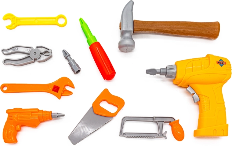 Rijke accessoires inclusief accu-schroevendraaier