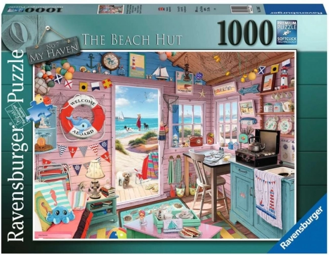 Puzzel Ravensburger Mijn strandhuisje My Haven No7 1000 stukjes