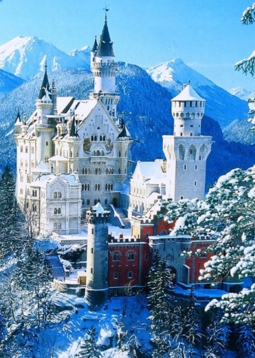 Schilderen op nummer Neuschwanstein-kasteel 40 × 50 cm NORIMPEX