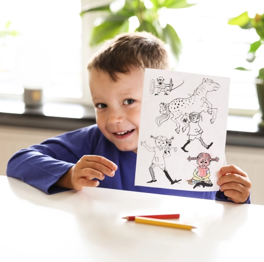 Originele illustraties uit de wereld van Pippi