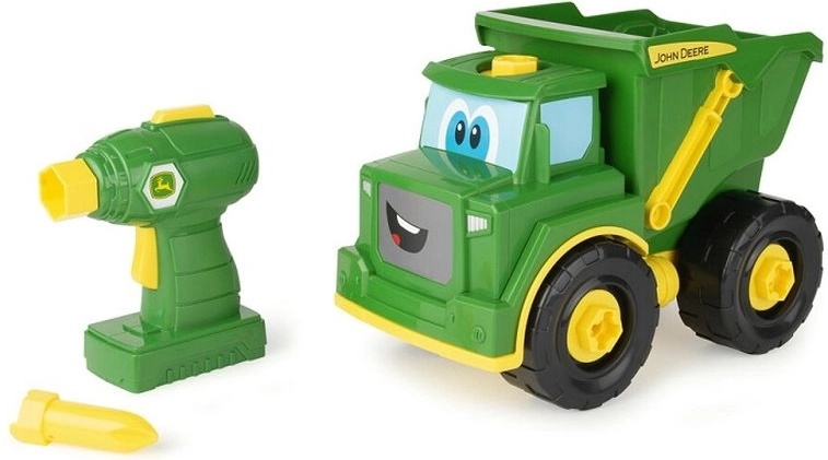 TOMY John Deere bouw je eigen kiepwagen Johnny met schroevendraaier