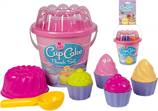 Androni zandset taartjes – middelgroot – Roze