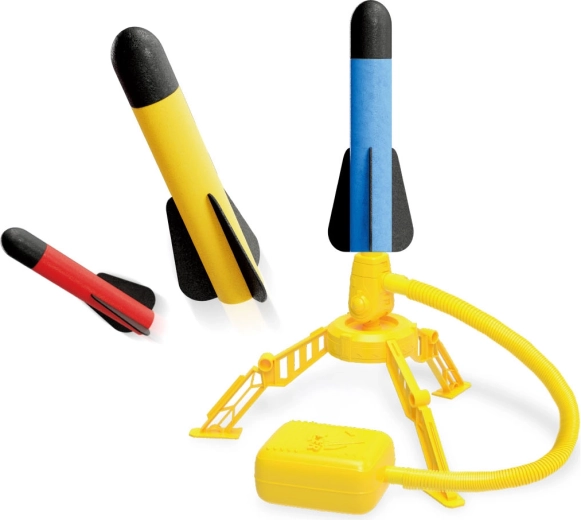 Lanceerraketten met voetlanceerder - 3 stuks