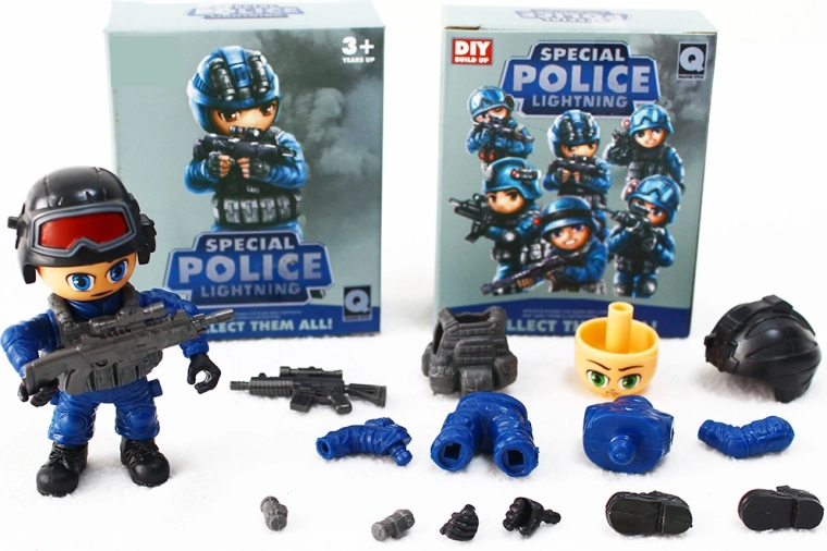 Speciale politie-eenheid figuren – set van 12 soorten
