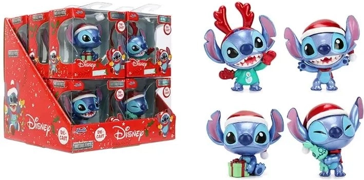 JADA metalen figuur Stitch Santa 6,5 cm - 1 stuk