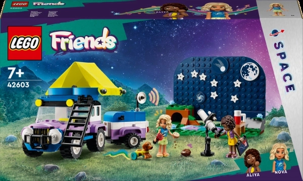 LEGO Friends caravan met mobiele sterrenwacht