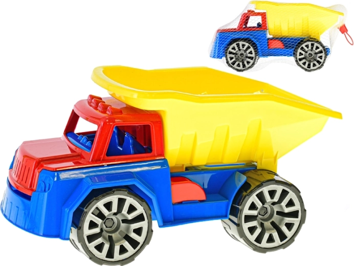 Plastic kiepwagen 29 cm in net