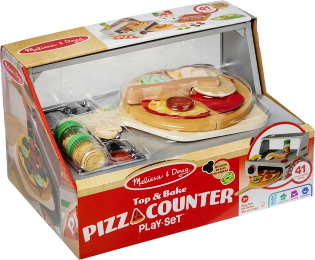 Pizzeria zoals in het echt – toonbank met oven